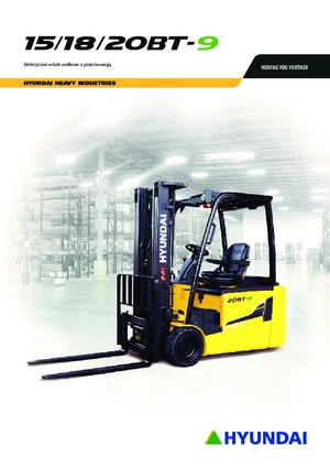 Електричні навантажувачі Hyundai 20 BT 9 ac