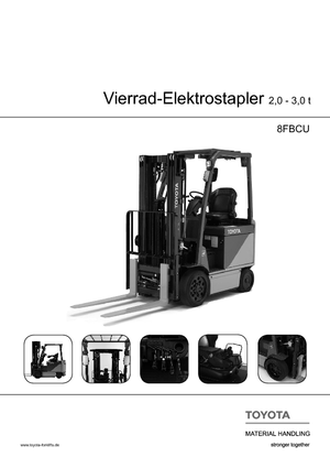 Електричні навантажувачі Toyota 8 FBCU 25