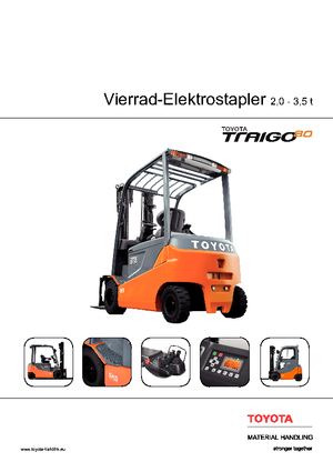 Електричні навантажувачі Toyota 8 FBMT 30