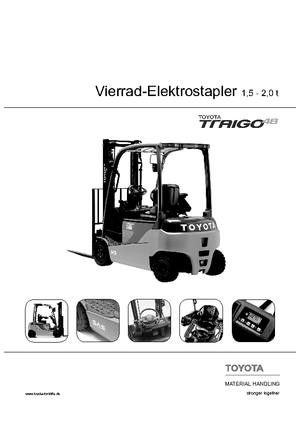 Електричні навантажувачі Toyota 8 FBMT 15