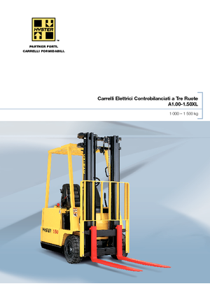 Електричні навантажувачі Hyster A 1.50 XL