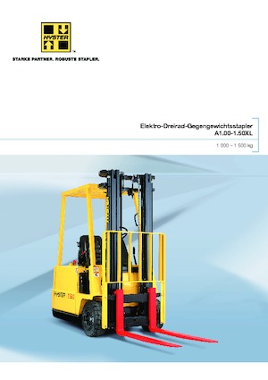 Електричні навантажувачі Hyster A 1.50 XL