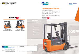 Електричні навантажувачі Doosan B 16 x