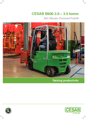 Електричні навантажувачі Cesab B 625 L