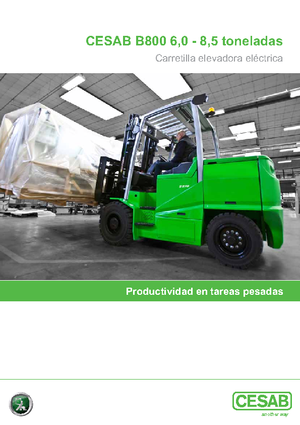 Електричні навантажувачі Cesab B 860