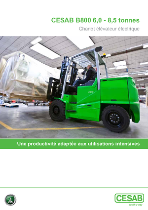 Електричні навантажувачі Cesab B 860