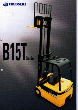 Електричні навантажувачі Doosan B 15 T
