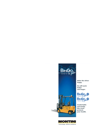 Електричні навантажувачі Montini Bingo 204 CSM