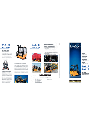 Електричні навантажувачі Montini Bingo plus N 163