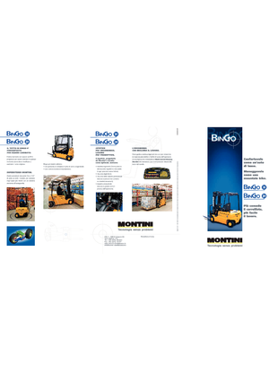 Електричні навантажувачі Montini Bingo plus N 204