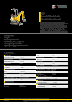 Електричний гусеничний екскаватор Wacker Neuson 803 dual power 