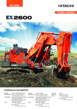 Електричний гусеничний екскаватор Hitachi EX2600-7E