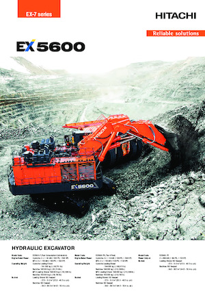 Електричний гусеничний екскаватор Hitachi EX5600-7E