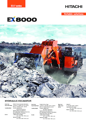 Електричний гусеничний екскаватор Hitachi EX8000-7E