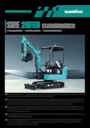 Електричний гусеничний екскаватор Sunward SWE20FED