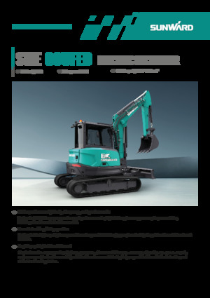 Електричний гусеничний екскаватор Sunward SWE60UFED