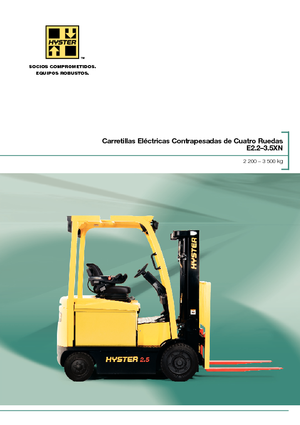 Електричні навантажувачі Hyster E3.0XN