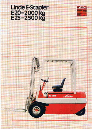 Електричні навантажувачі Linde E 25