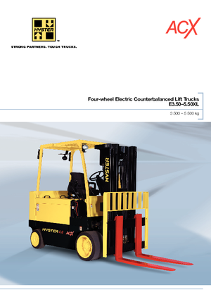 Електричні навантажувачі Hyster E4.0XN