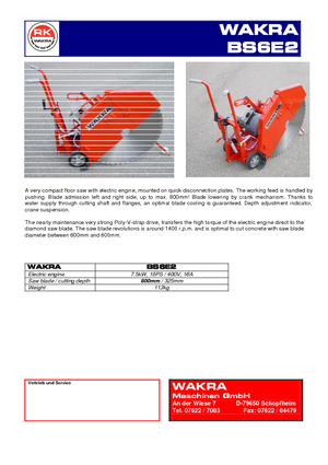 Швонарізники WAKRA BS 6 E 2/800
