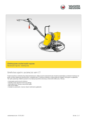 Мотоблоки Wacker Neuson CT 36-400 E