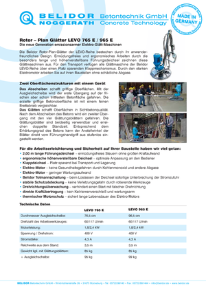 Мотоблоки Belidor-Noggerath Levo 965 E
