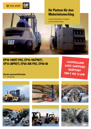 Електричні навантажувачі Caterpillar EP35K PAC