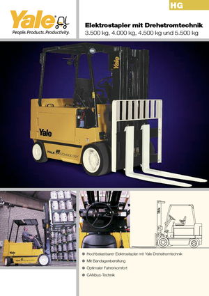 Електричні навантажувачі Yale ERC 45 HG