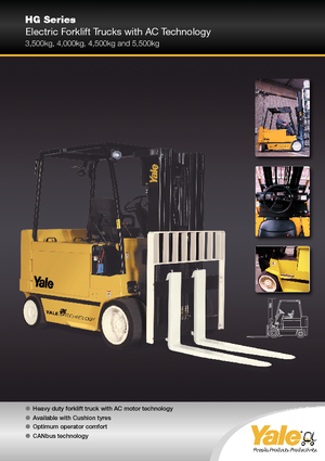 Електричні навантажувачі Yale ERC 45 HG