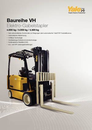 Електричні навантажувачі Yale ERC40VH