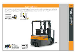 Автонавантажувач дизельний OMG Ergos III 15 TA 3 ac