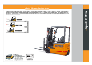 Електричні навантажувачі OMG Ergos III 16 TA 3