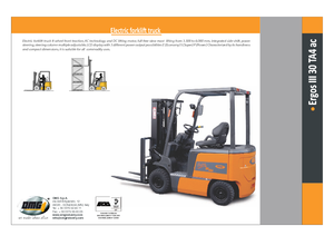 Електричні навантажувачі OMG Ergos III 30 TA 4