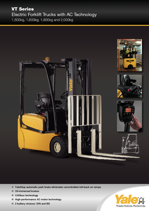 Електричні навантажувачі Yale ERP 18 VT