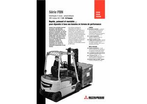 Електричні навантажувачі Mitsubishi FB 16 N