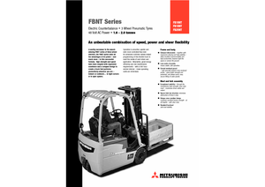 Електричні навантажувачі Mitsubishi FB 20 NT ac