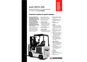 Електричні навантажувачі Mitsubishi FBC 25 N
