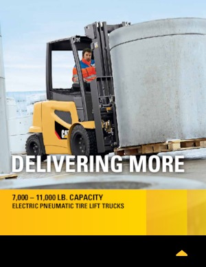 Електричні навантажувачі Caterpillar 2EP10000