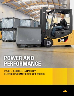 Електричні навантажувачі Caterpillar 2ET2500