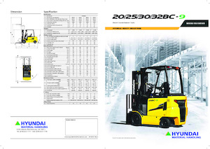 Електричні навантажувачі Hyundai 32BC-9