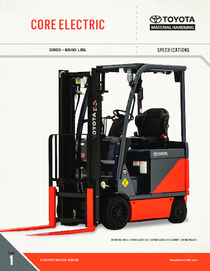 Електричні навантажувачі Toyota 8FBCU25-COMP