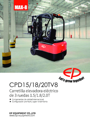 Електричні навантажувачі EP CPD18TV8