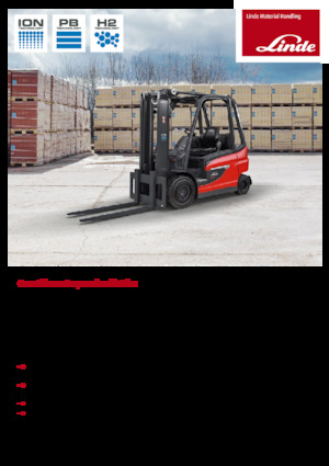 Електричні навантажувачі Linde E30/600HL