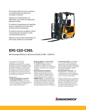 Електричні навантажувачі Jungheinrich EFG C25E