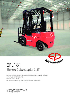 Електричні навантажувачі EP EFL181