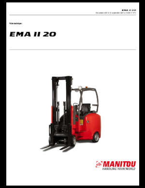 Електричні навантажувачі Manitou EMA II 20
