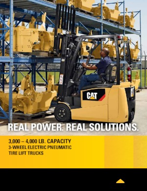 Електричні навантажувачі Caterpillar EP16PNT