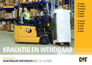 Електричні навантажувачі Caterpillar EP16AN