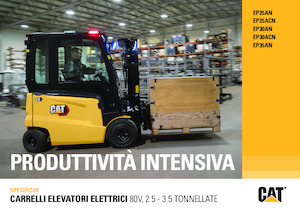 Електричні навантажувачі Caterpillar EP25ACN