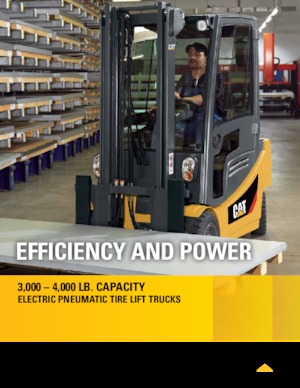 Електричні навантажувачі Caterpillar EP3000